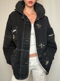 Parka noire XL vintage
