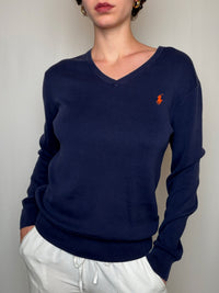 Pull marine Ralph Lauren S vintage