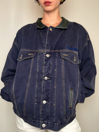Jacket Bleu Denim Foncé Diesel XL vintage