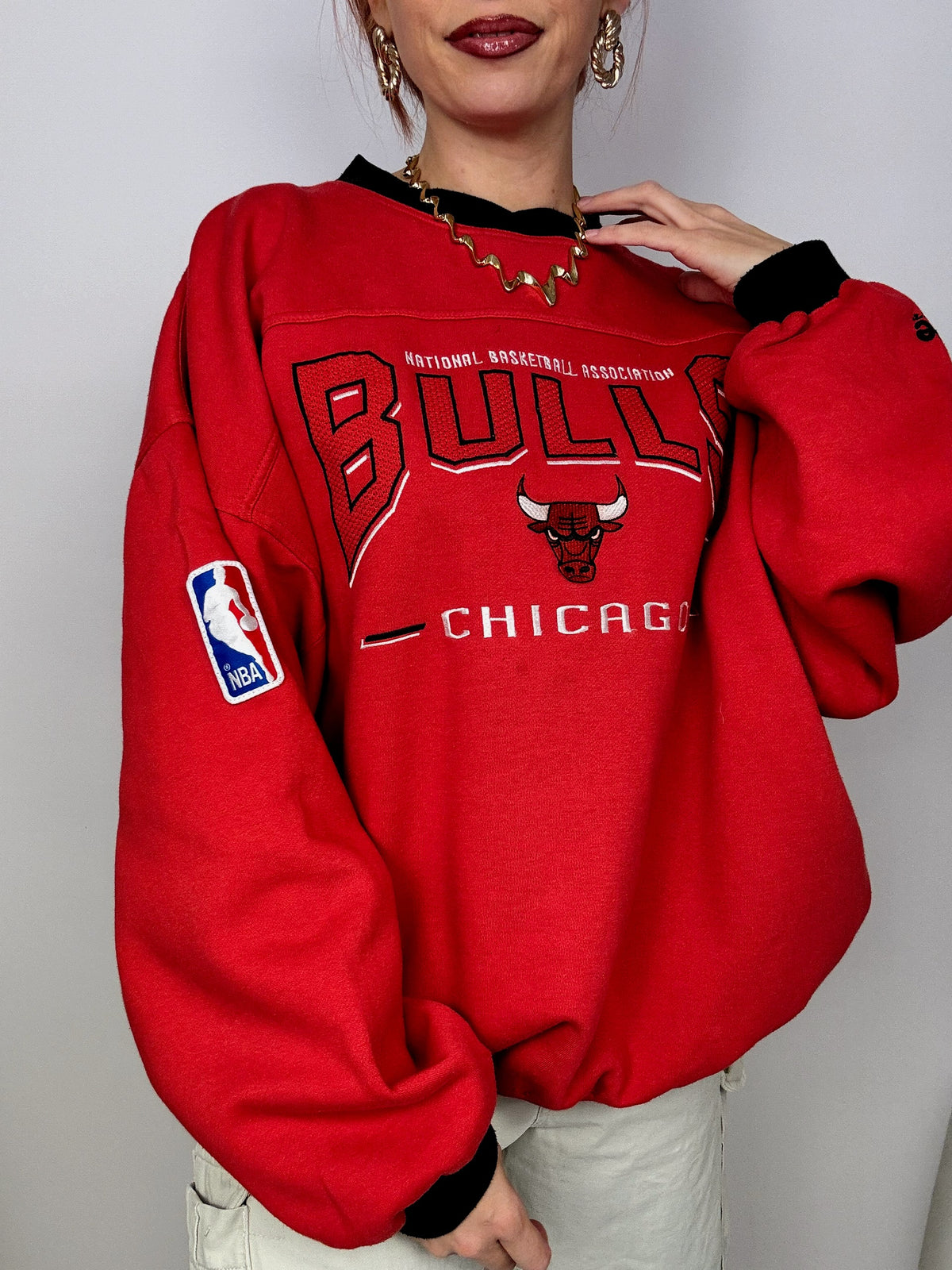 Bulls Vintage XXL Red Sweater