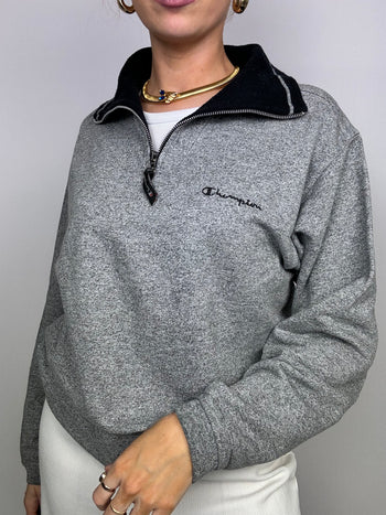 Pull vintage américain gris champion