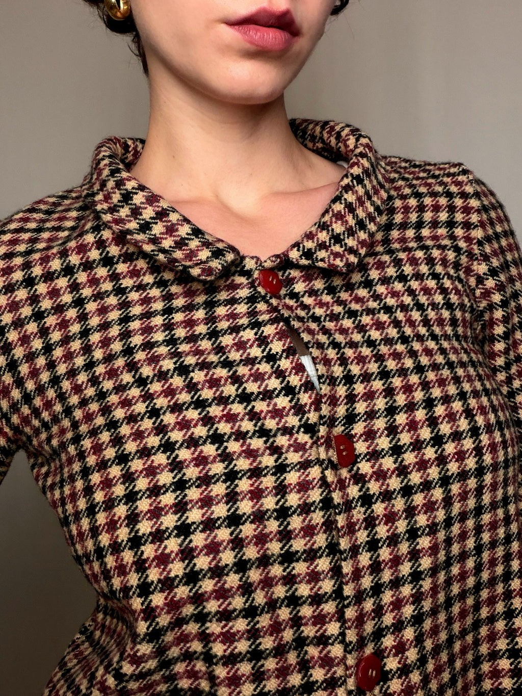 Blazer pied de poule XS vintage