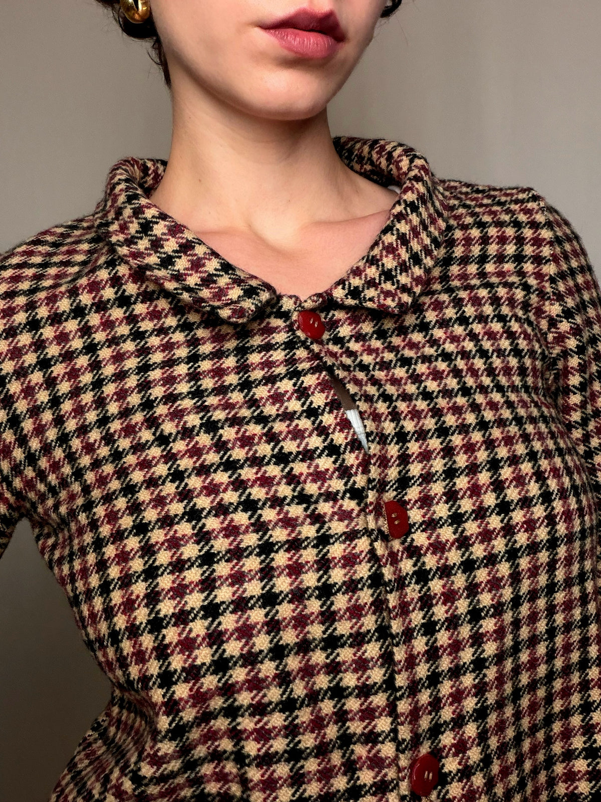 Blazer pied de poule XS vintage