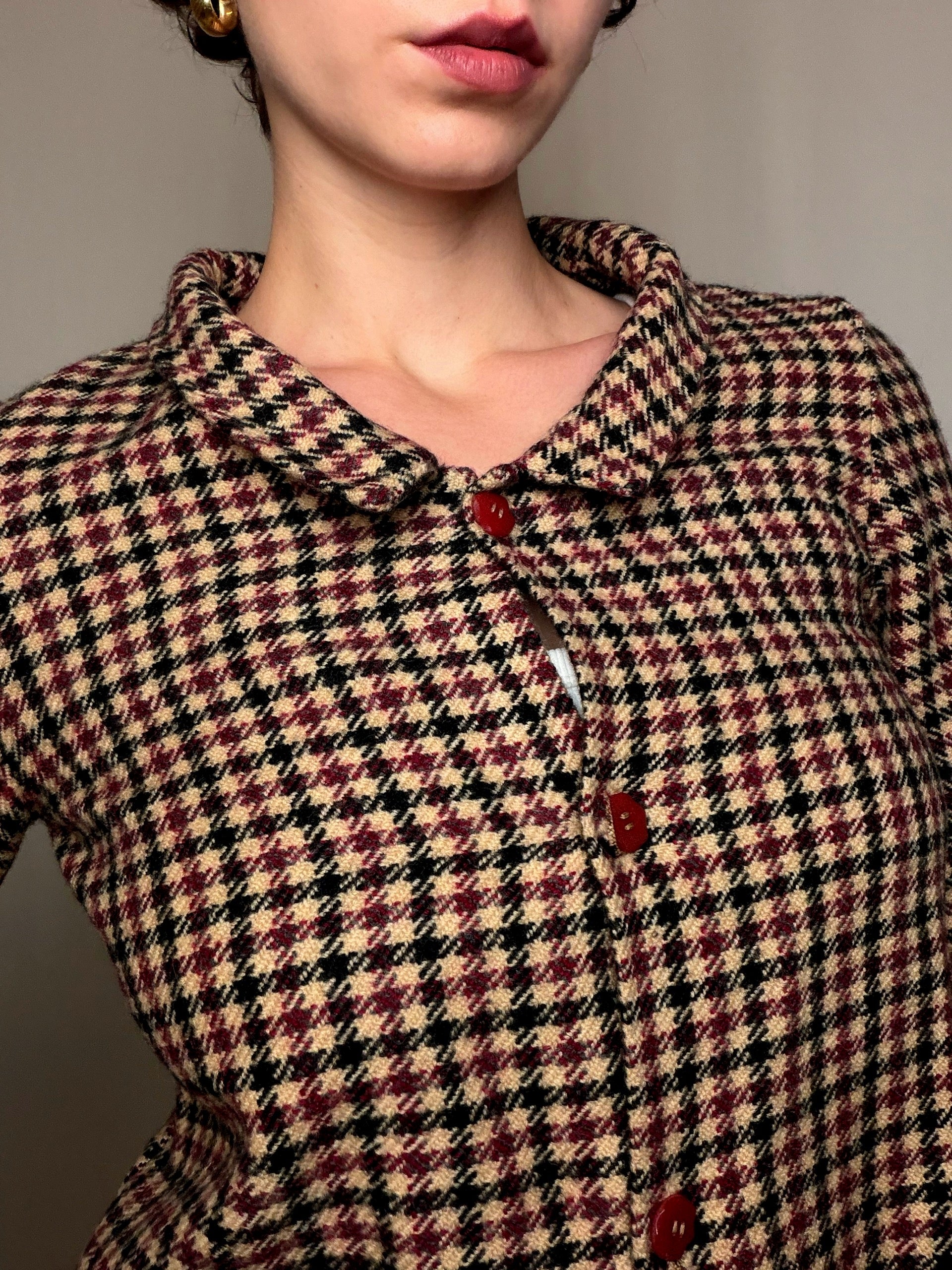 Blazer pied de poule XS vintage