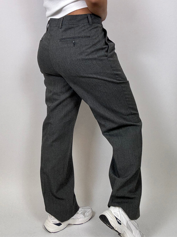 Pantalon tailleur gris vintage