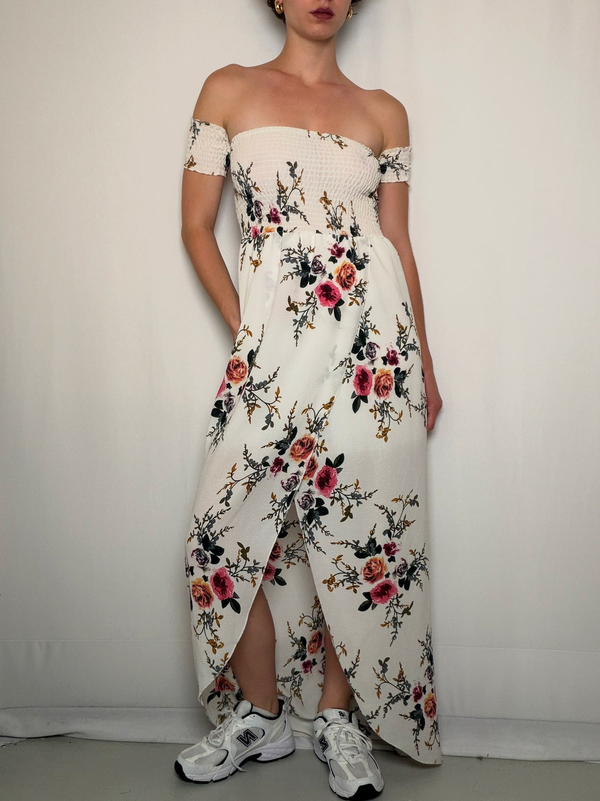 Robe imprimée M vintage