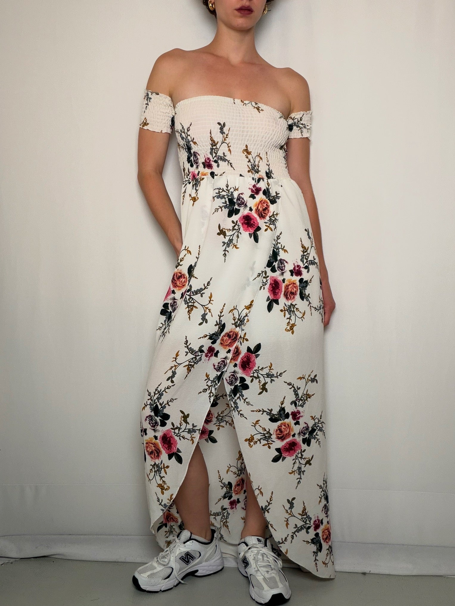 Robe imprimée M vintage