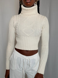 Pull Écru XS vintage