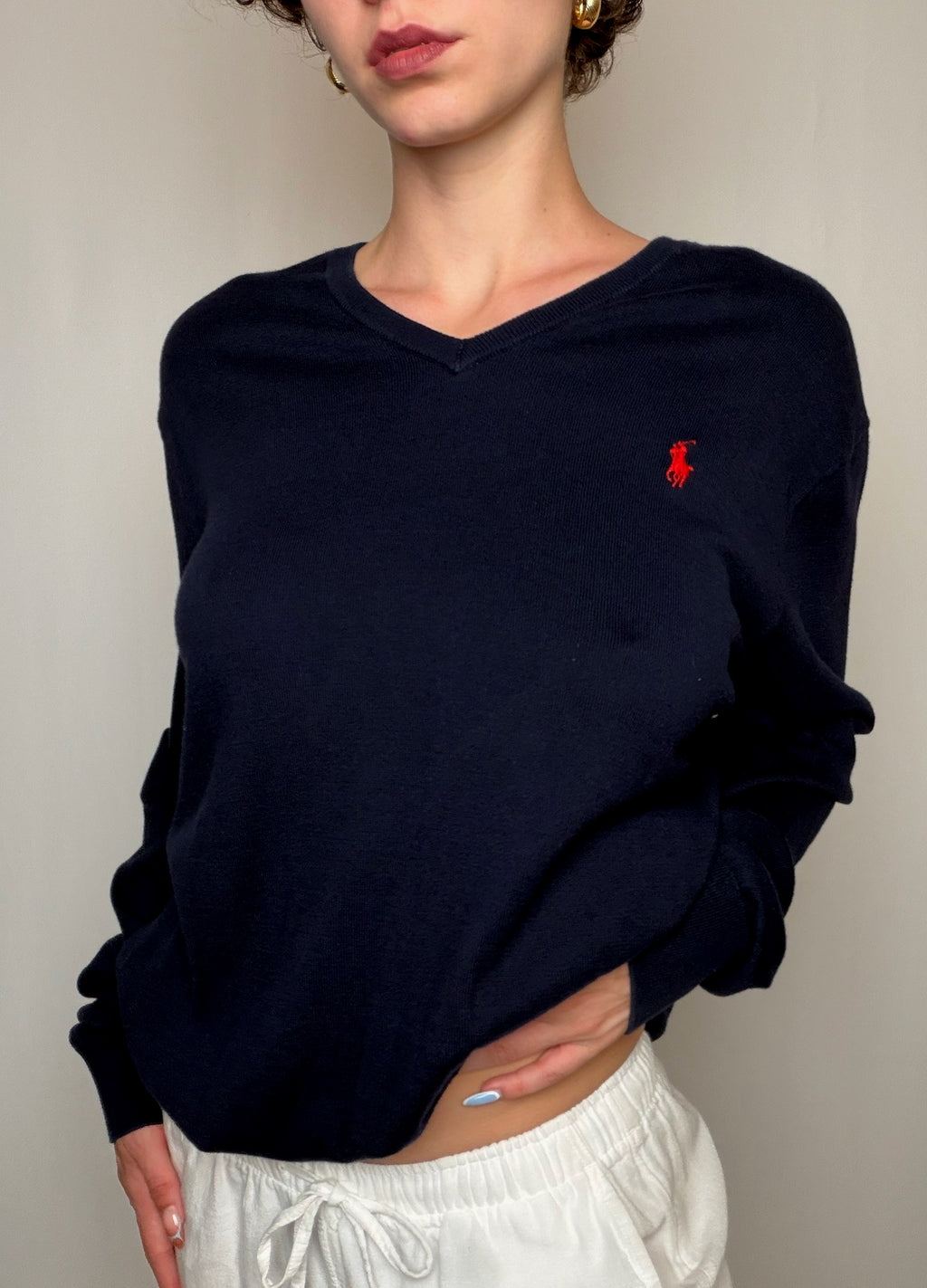 Maille marine Ralph Lauren XL vintage