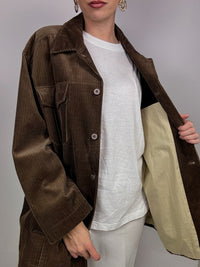 Vintage brown corduroy jacket