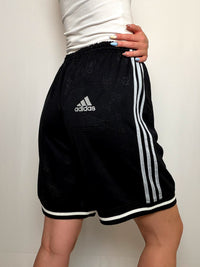 Short de sport Black Adidas S vintage