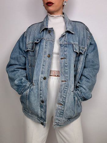 Veste en jeans clair Wampum vintage