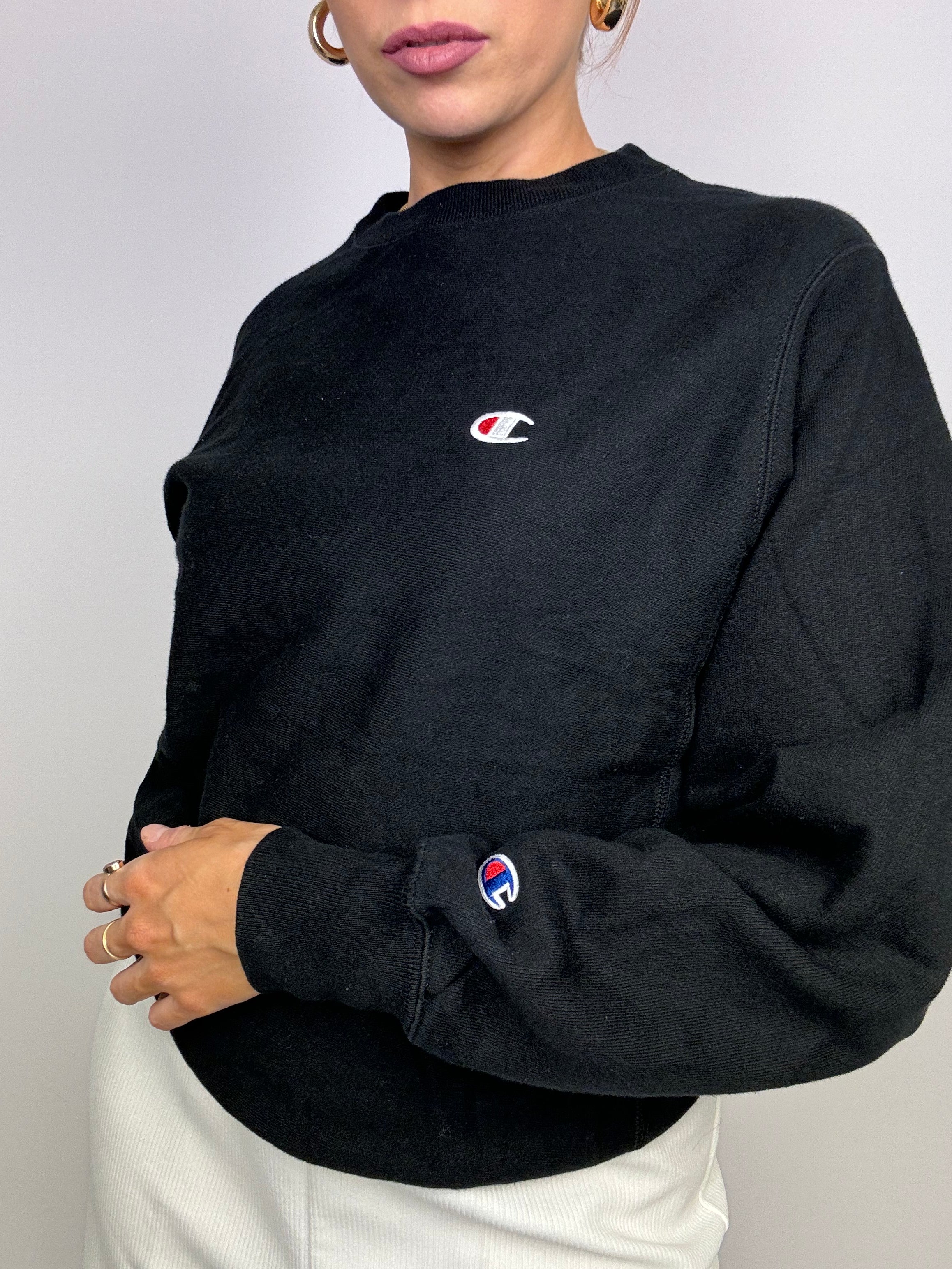 Champion Black American Vintage Sweater