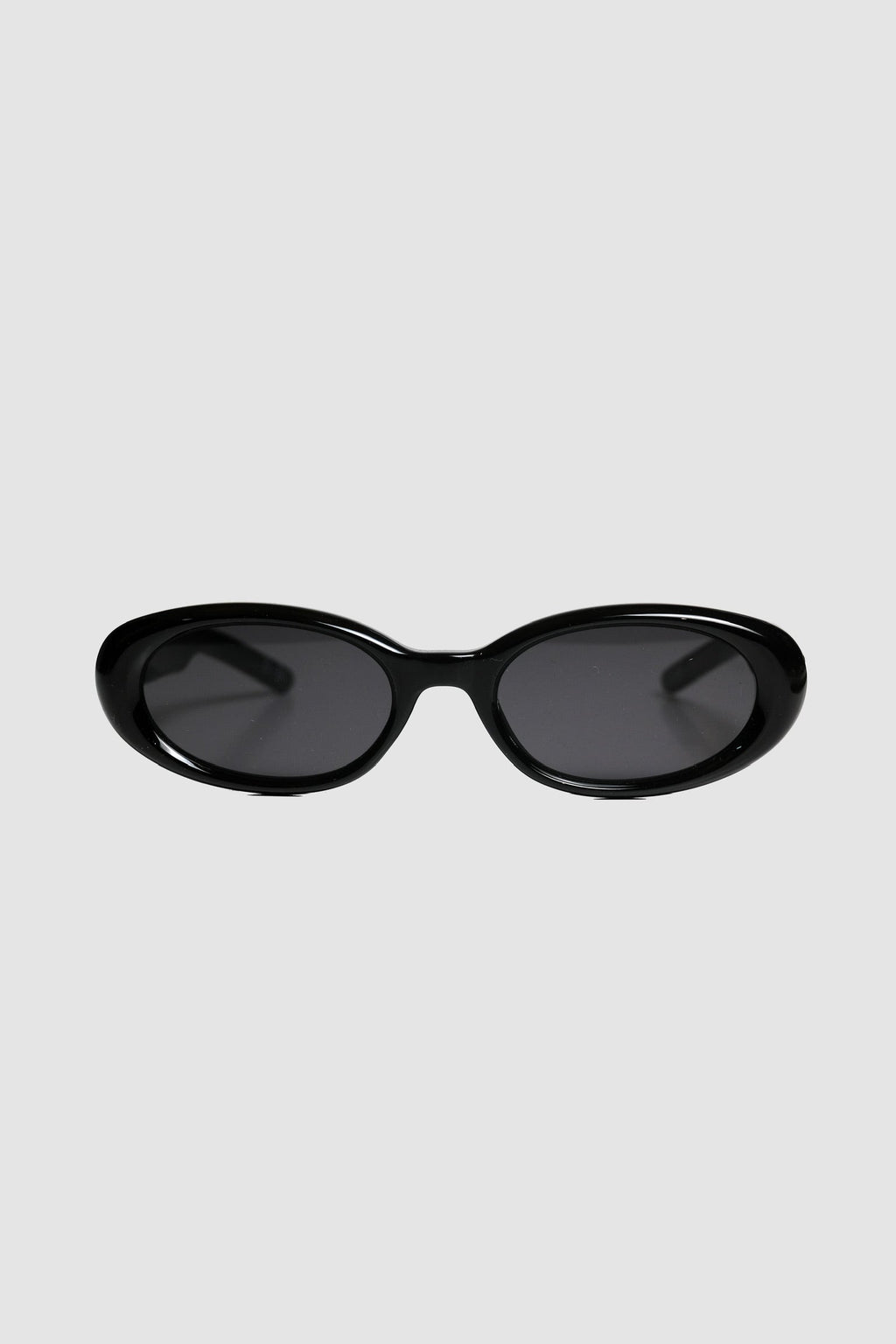 Black Oval Recycled Vintage Glasses