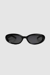 Black Oval Recycled Vintage Glasses