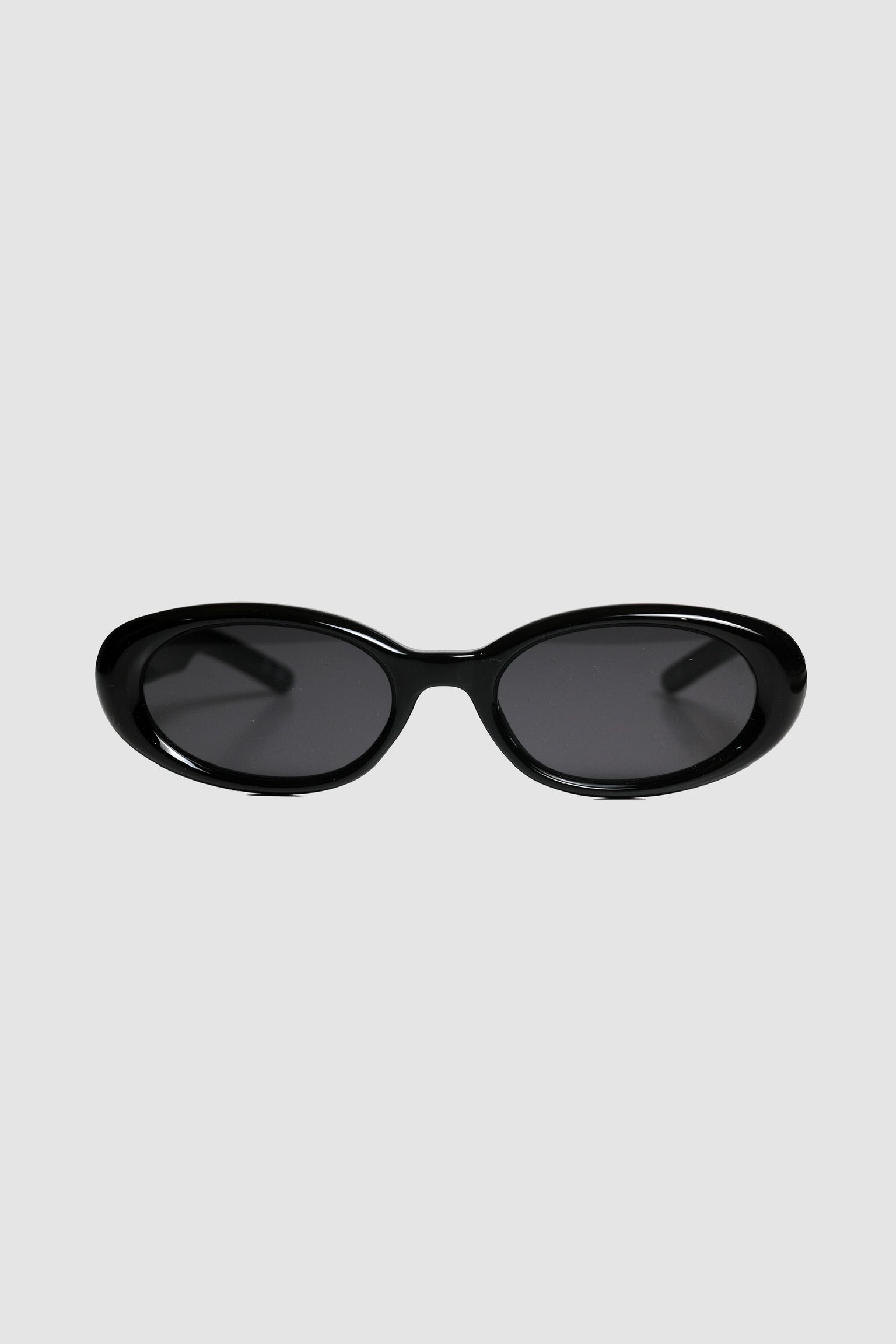 Black Oval Recycled Vintage Glasses