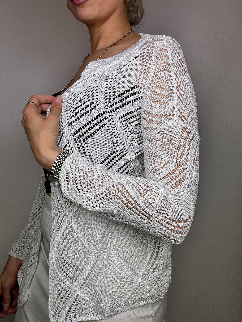 Sky blue cardigan