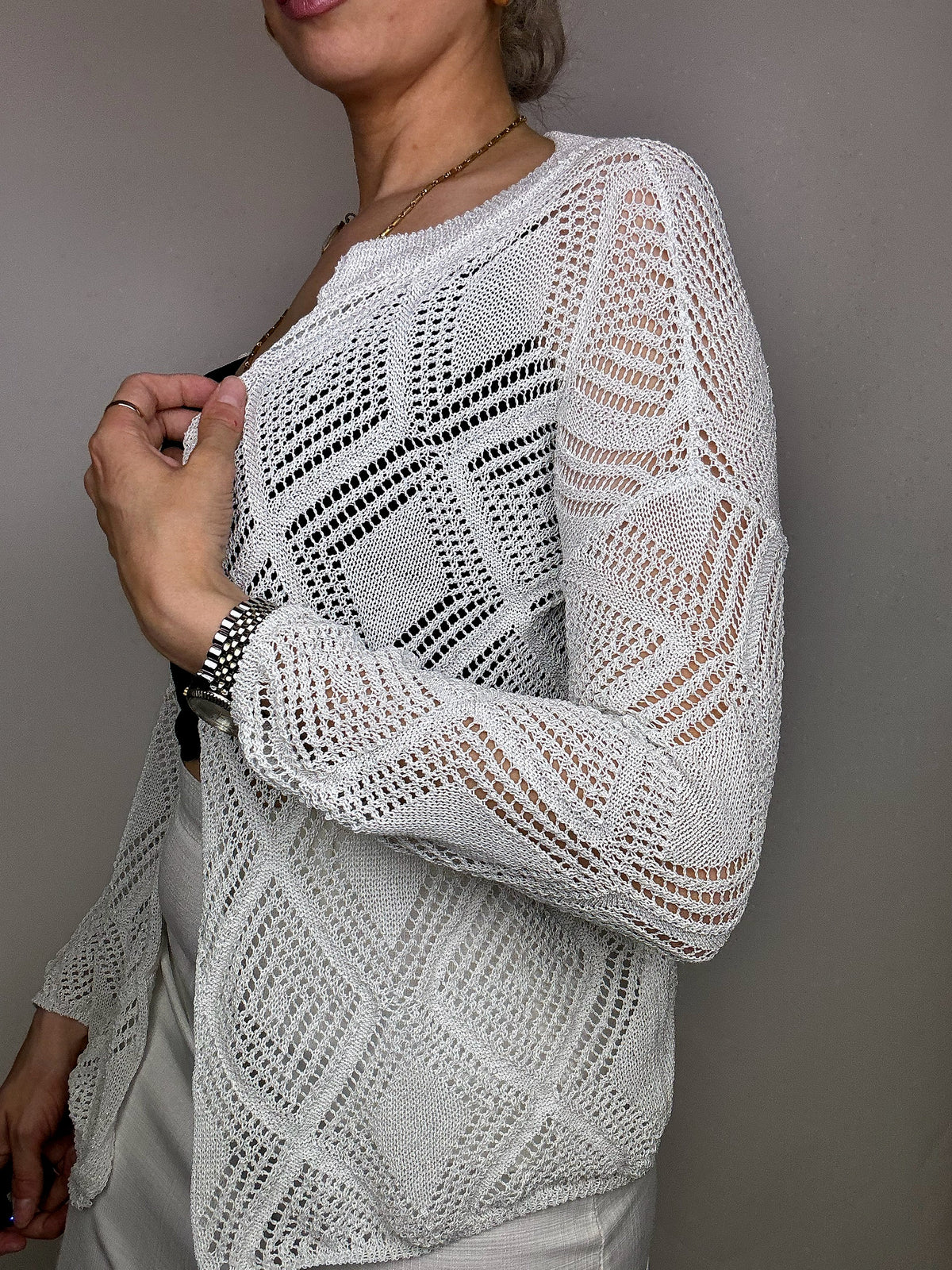Sky blue cardigan