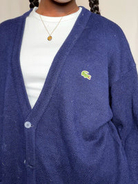 Pull marine Lacoste XL vintage