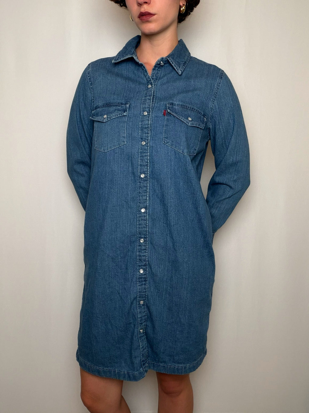 Robe en jean bleu Levi's S vintage