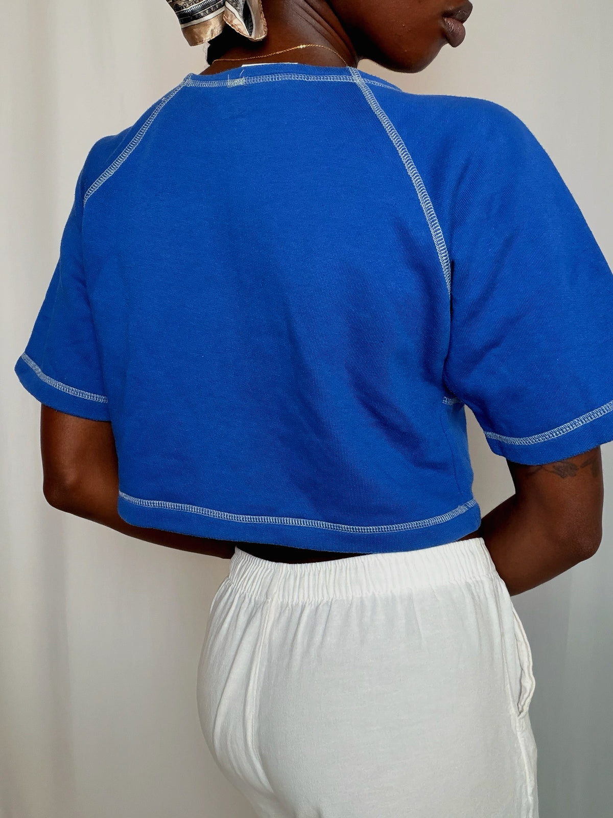 Tshirt Bleu Reebok vintage