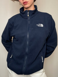 Jacket de sport polaire marine The North Face S vintage