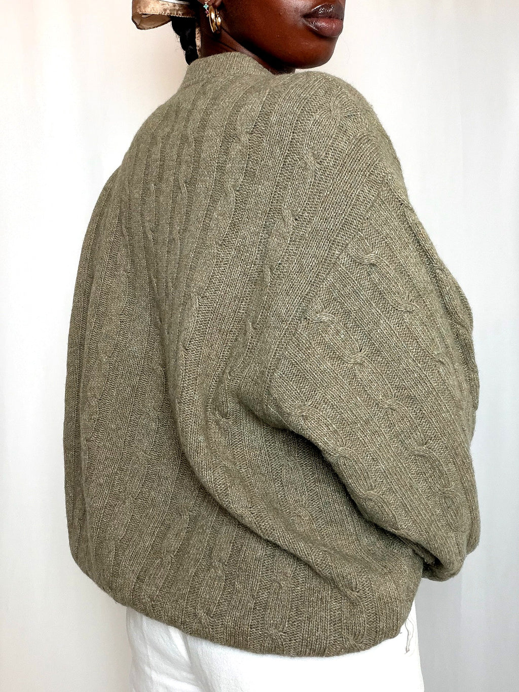 Pull kaki XL vintage