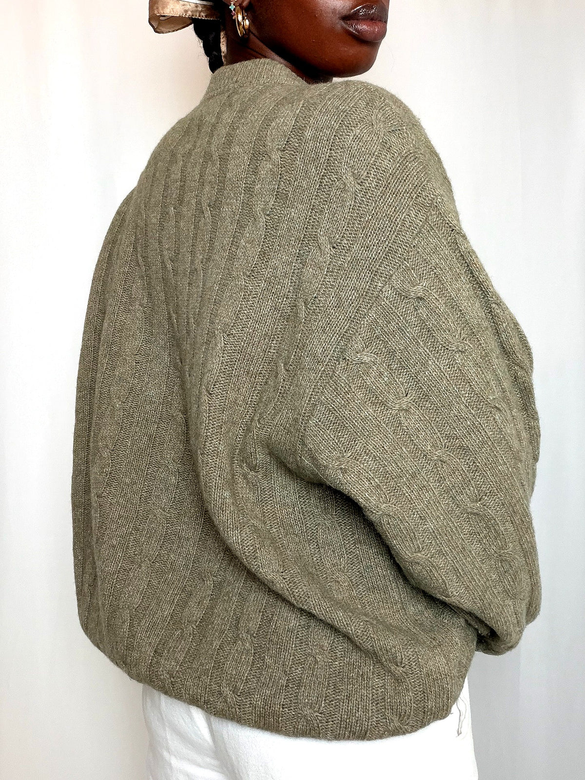 Pull kaki XL vintage