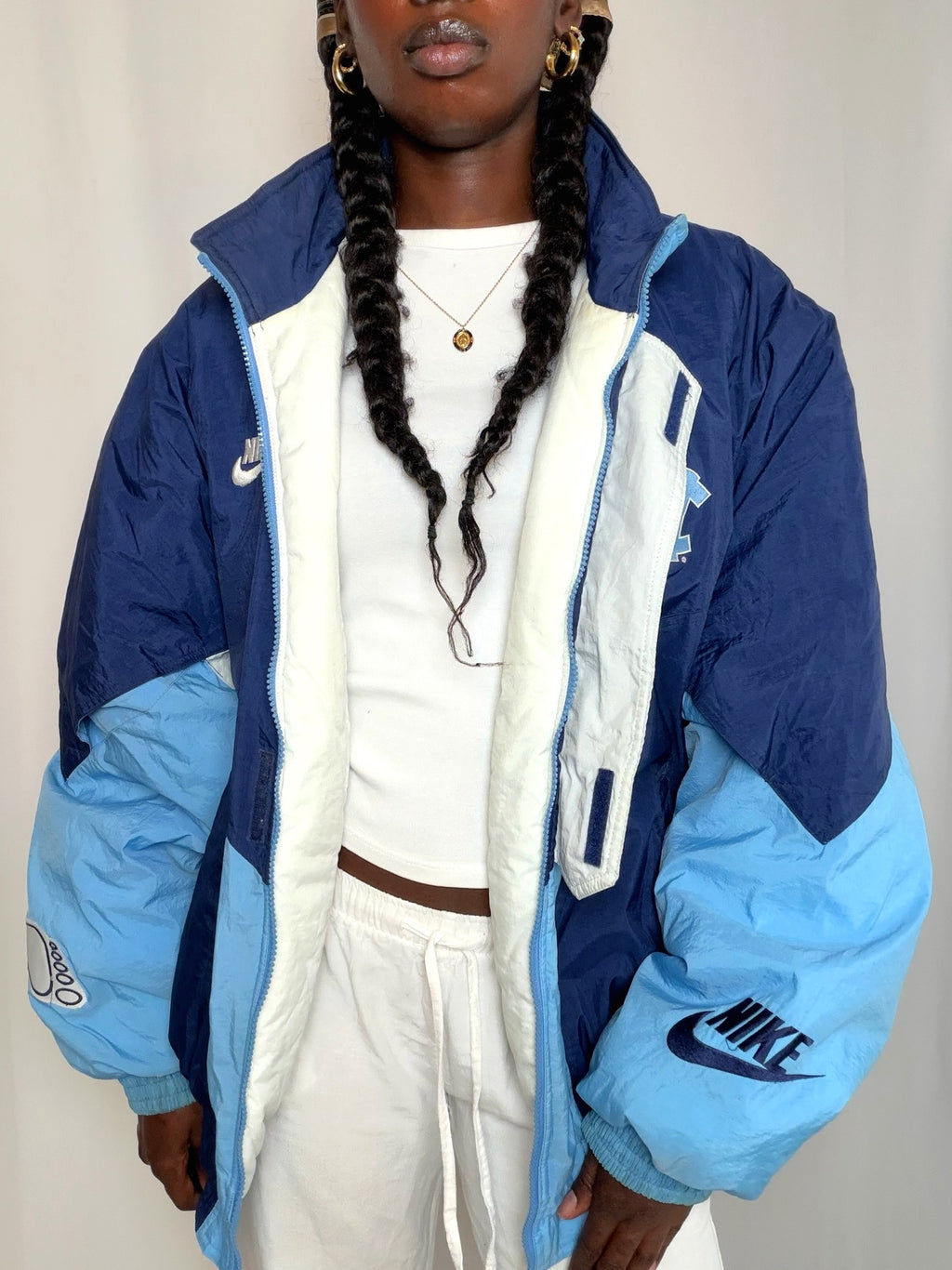 Veste bleue Nike XL vintage