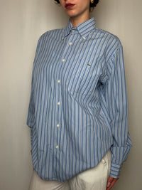 Chemise rayé bleu Lacoste S/M vintage