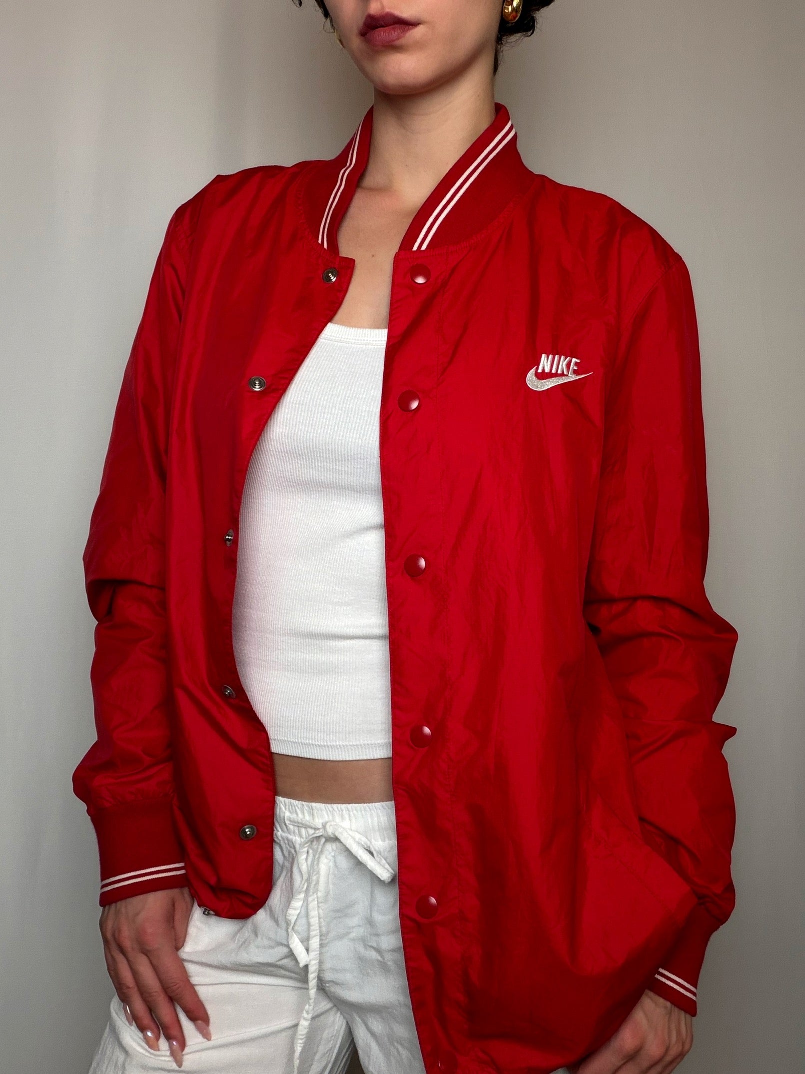 bomber Rouge Nike M vintage