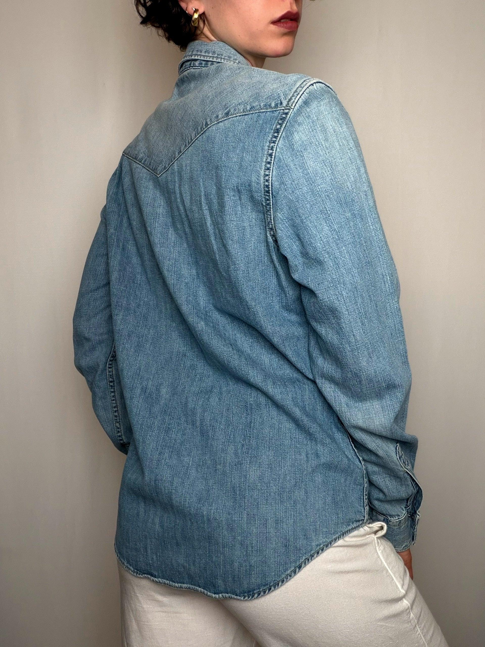 Chemise en jean bleu Levi's M vintage