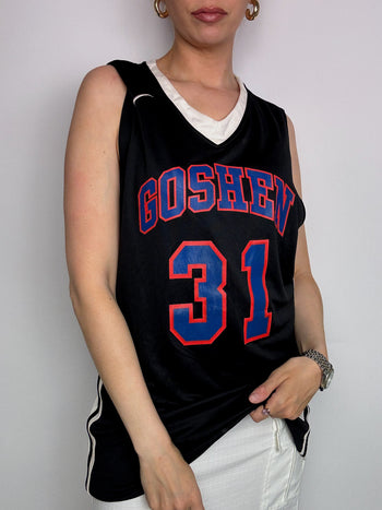 Black Nike basketball jersey