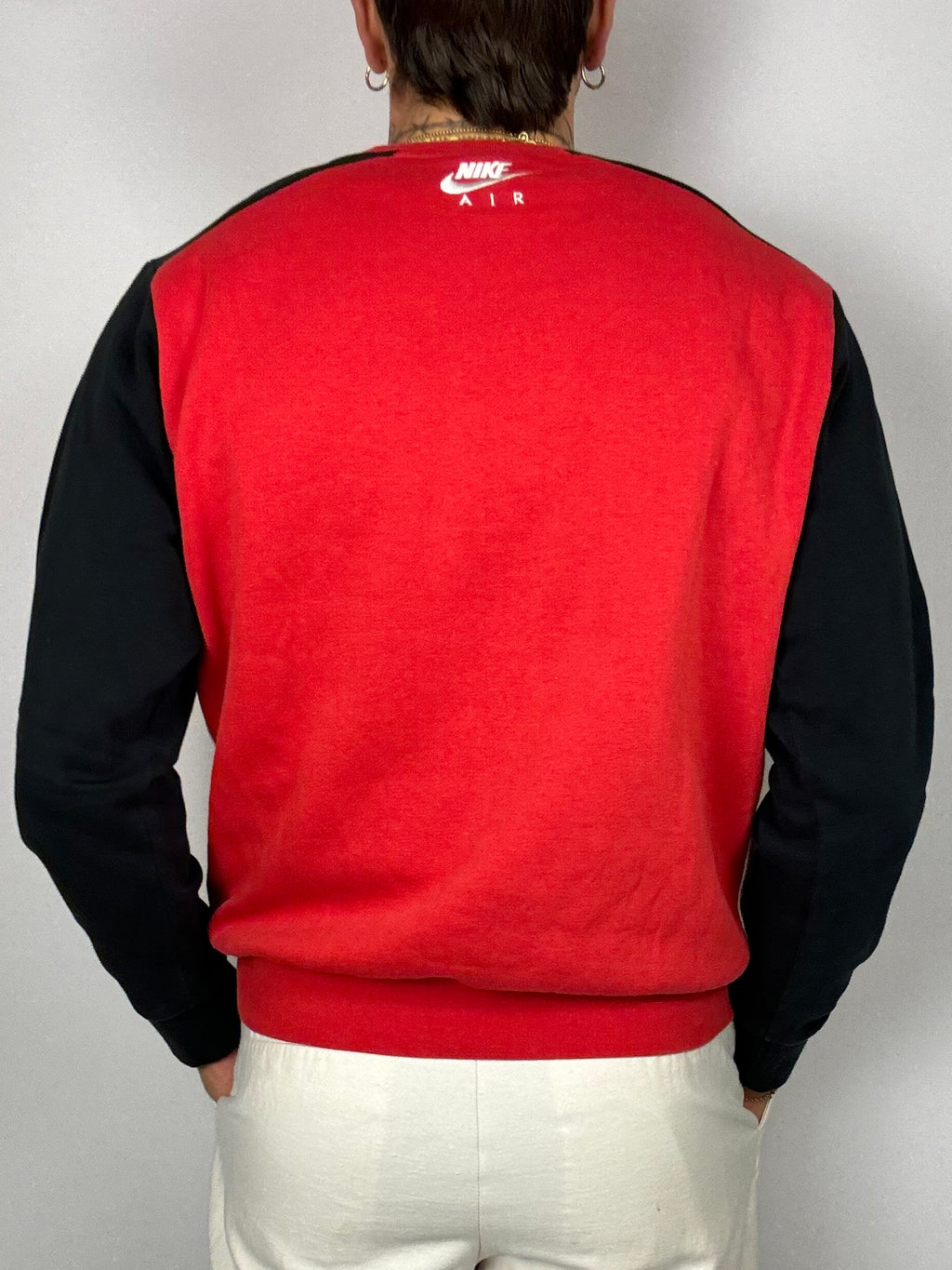 Black and red Nike Air sweater