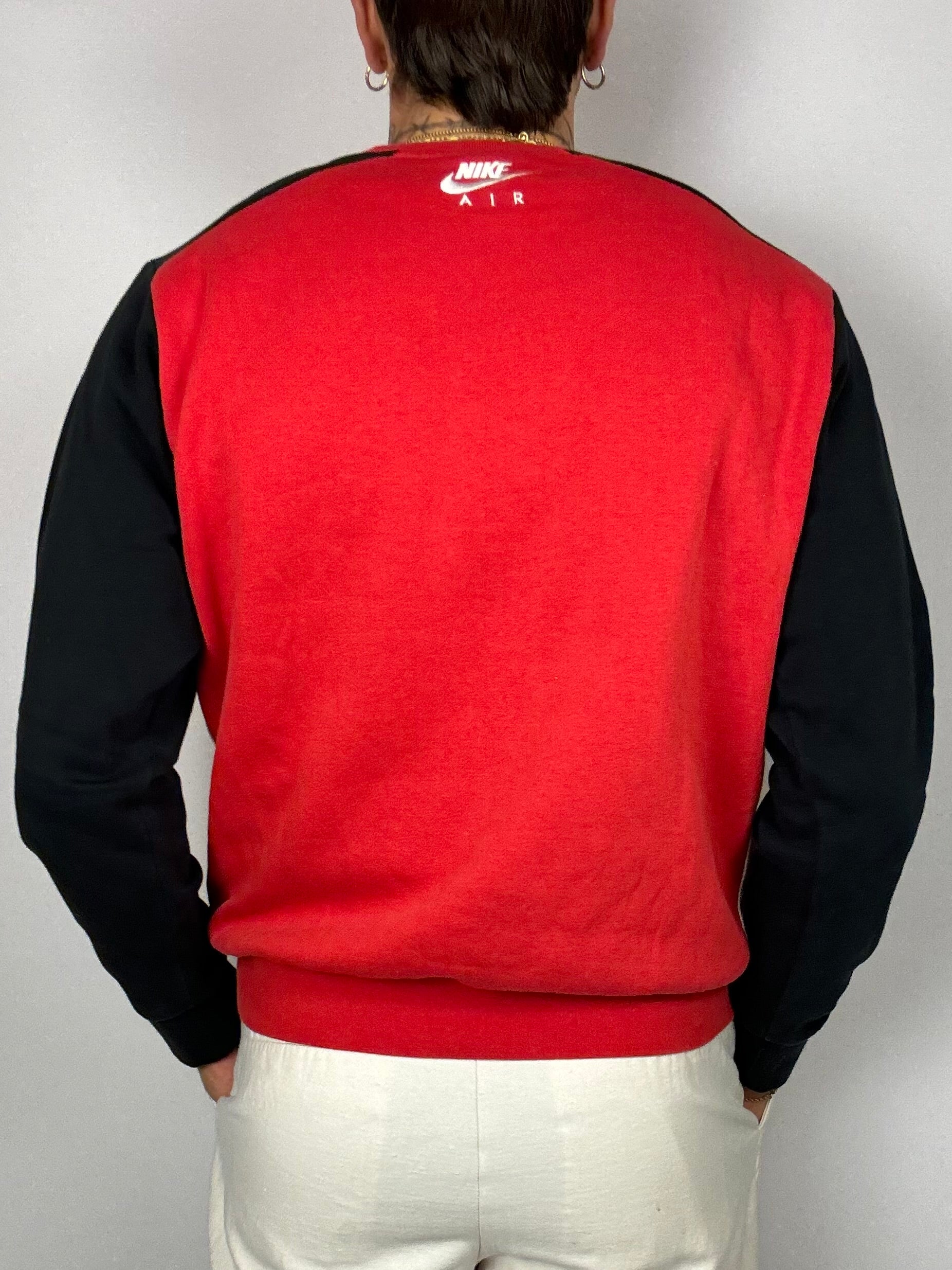 Black and red Nike Air sweater