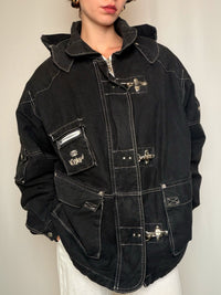 Parka noire XL vintage