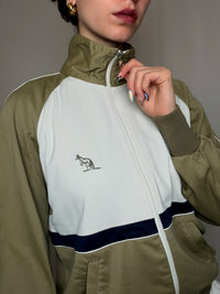 Jacket De Sport Olive/blanc M/L vintage