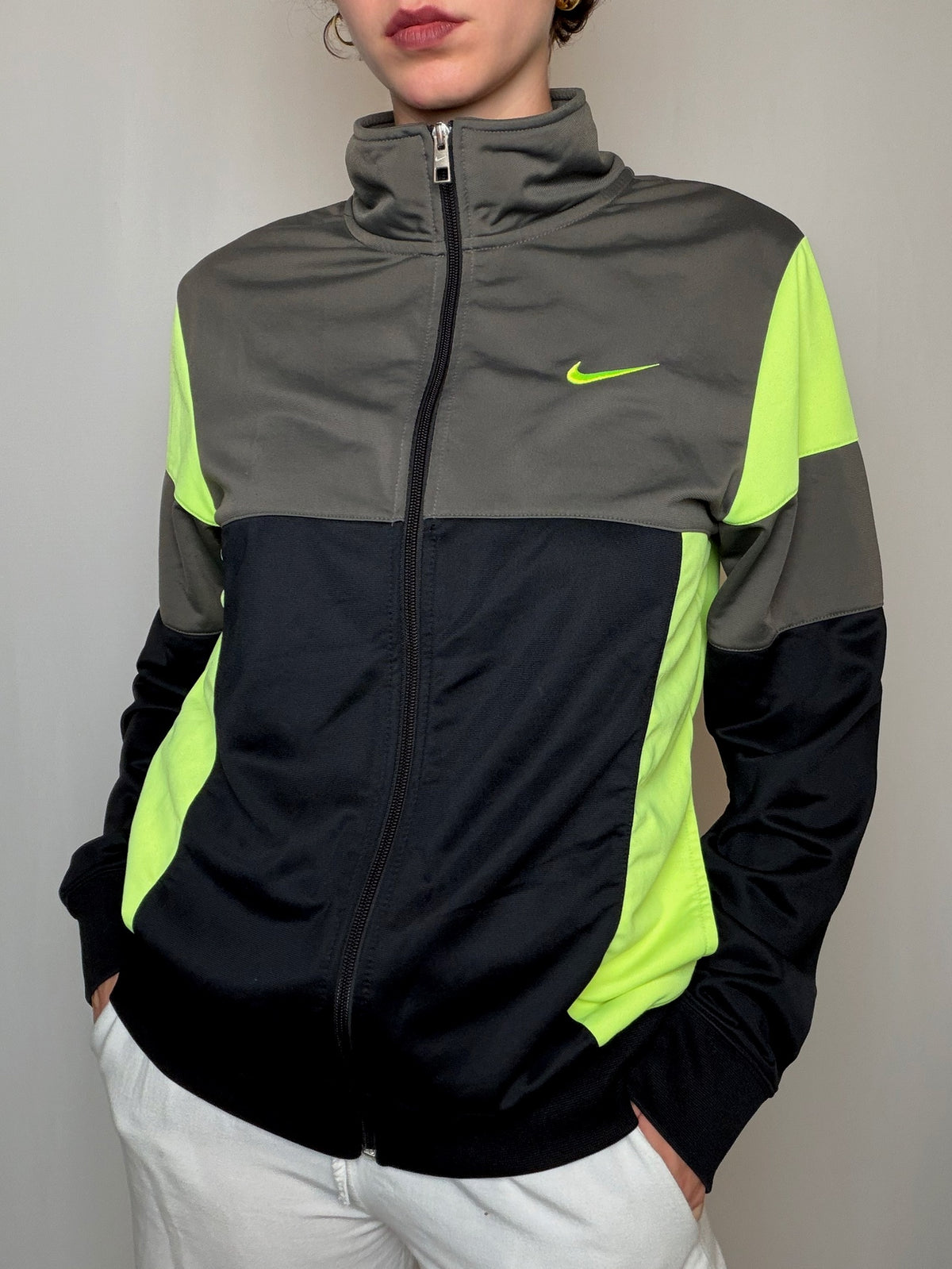 Jacket de sport tricolore Nike S vintage