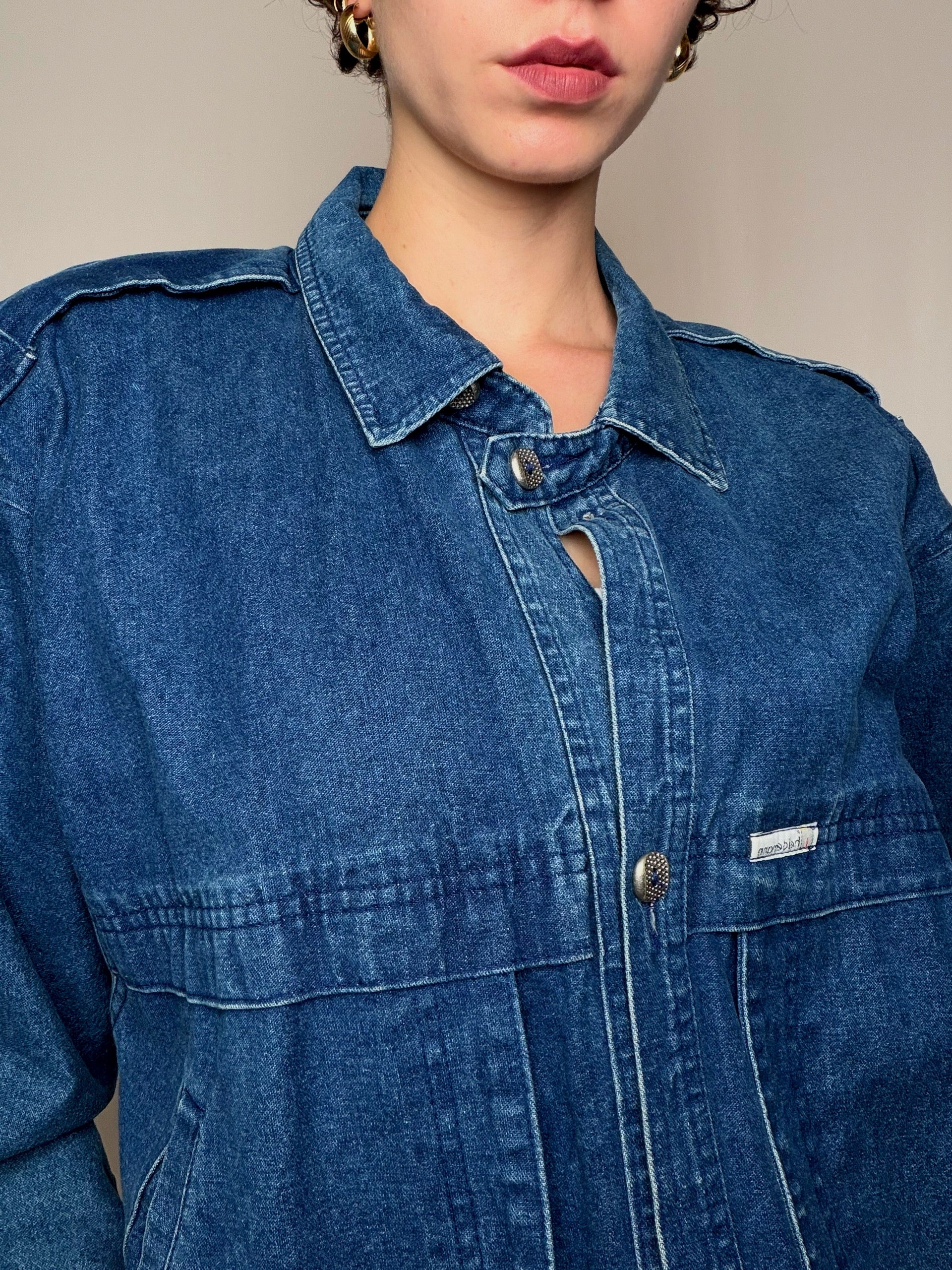 Veste en jean Blue S vintage