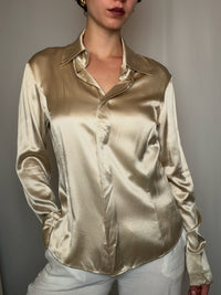 Chemise champagne M/L vintage