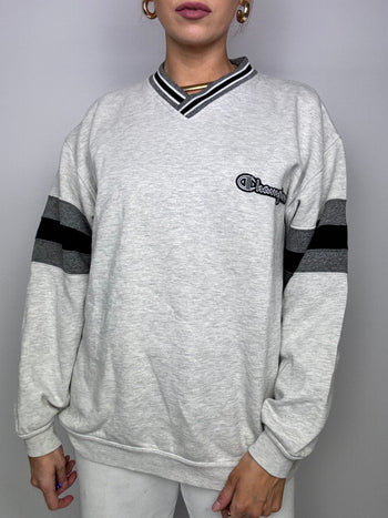 Pull vintage américain gris champion