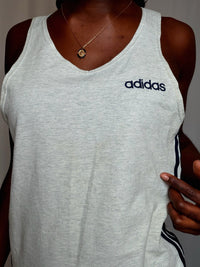 Tshirt gris chiné Adidas M/L vintage
