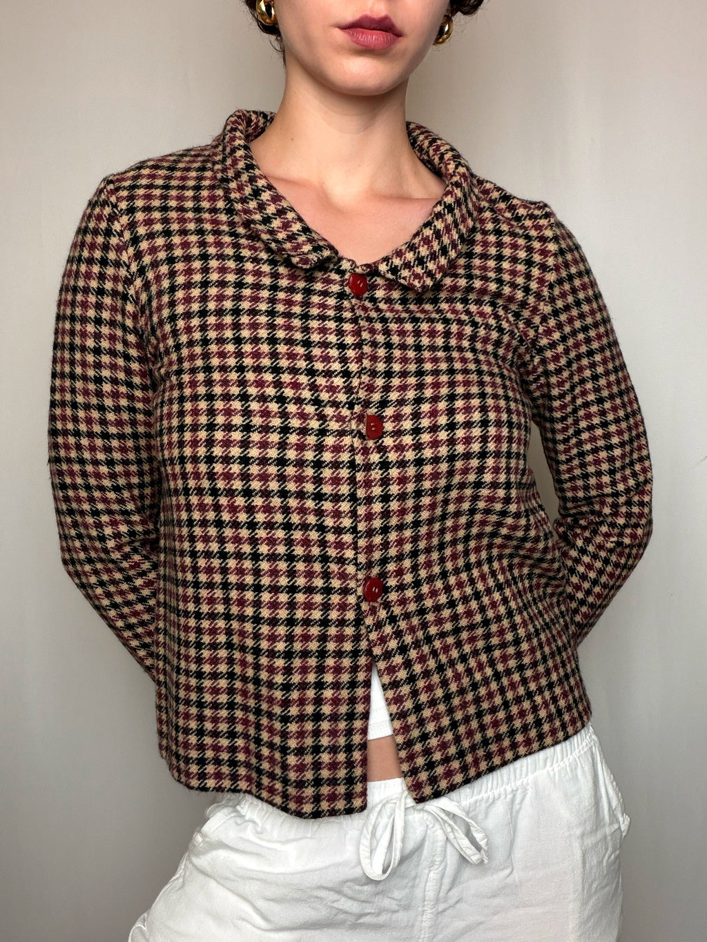 Blazer pied de poule XS vintage