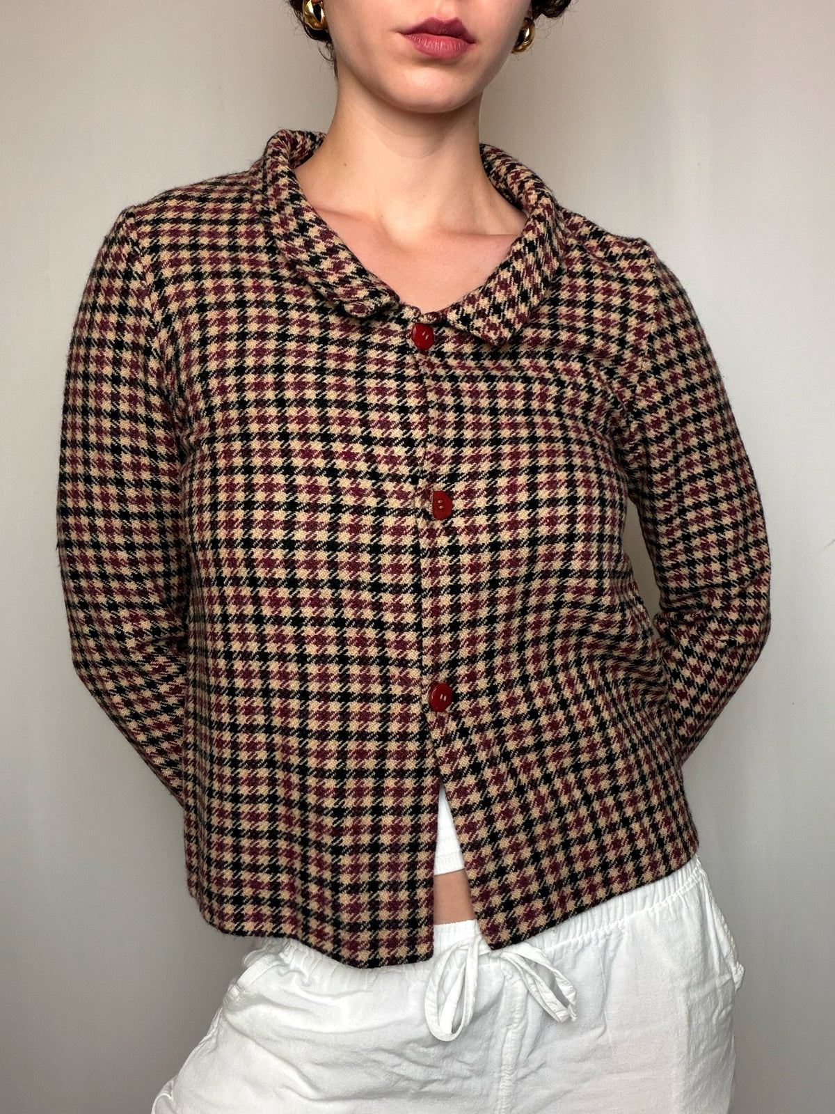Blazer pied de poule XS vintage