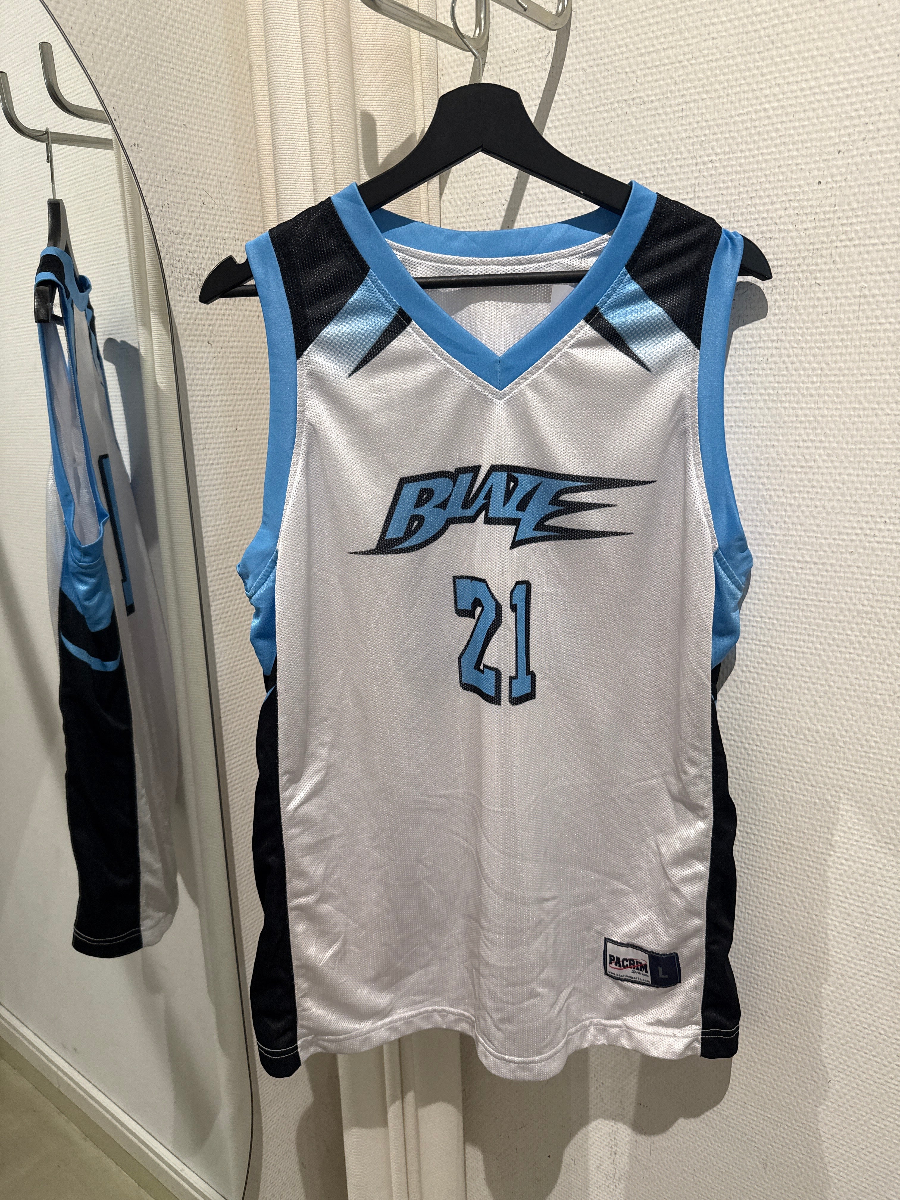 Maillot de basket blanc L live