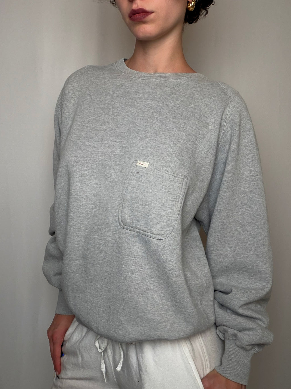 Sweat gris Ralph Lauren M vintage