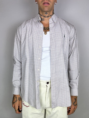 Ralph Lauren white plaid shirt