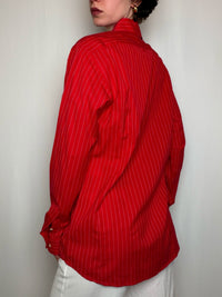 Chemise Rouge Lacoste S/M vintage