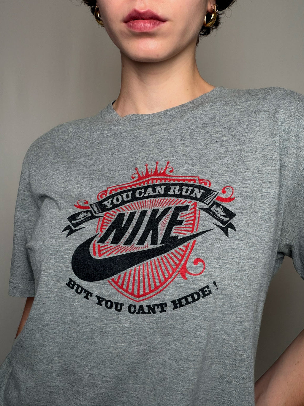T-shirt Gray Nike M/L vintage