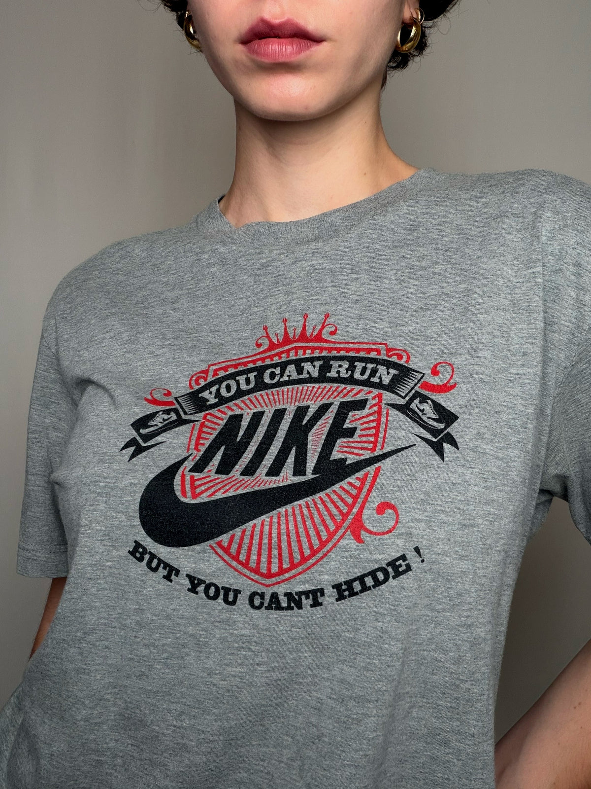 T-shirt Gray Nike M/L vintage